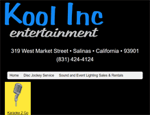 Tablet Screenshot of koolinc.com